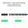 Hub USB Green Cell HUB-GC-C4A — hub USB-C 3.0 a 4 porte