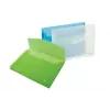 Raccoglitore con stampa Forpus, A4, plastica, con espansione, verde, trasparente