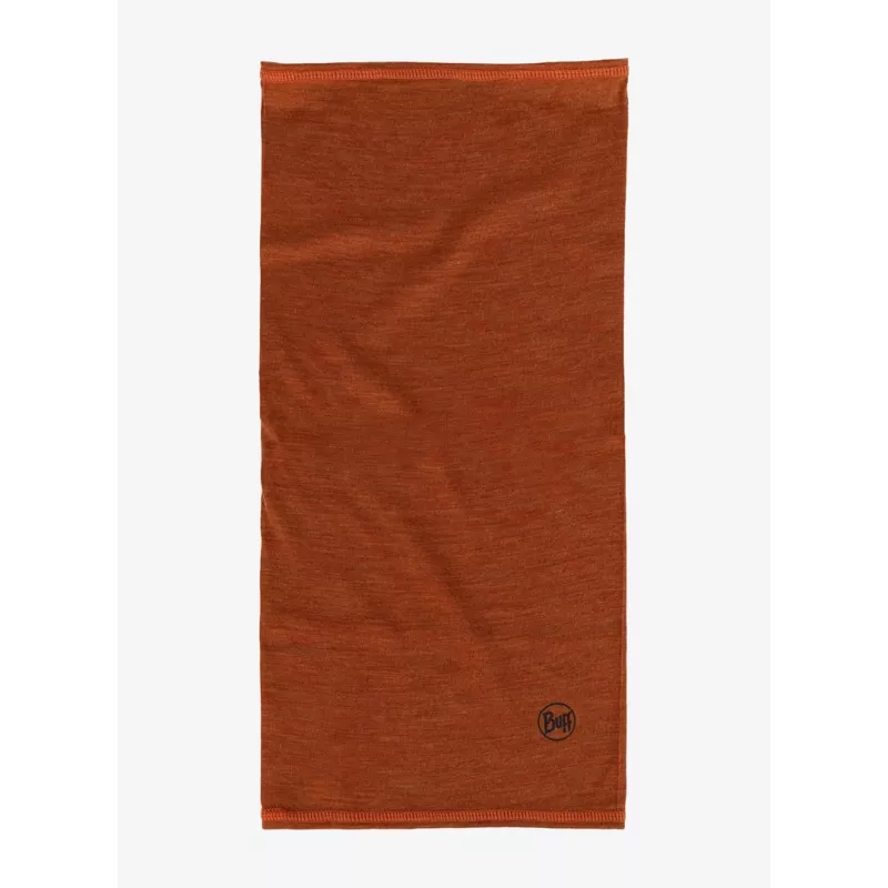 Buff scaldacollo multifunzionale leggero in lana merino - cannella