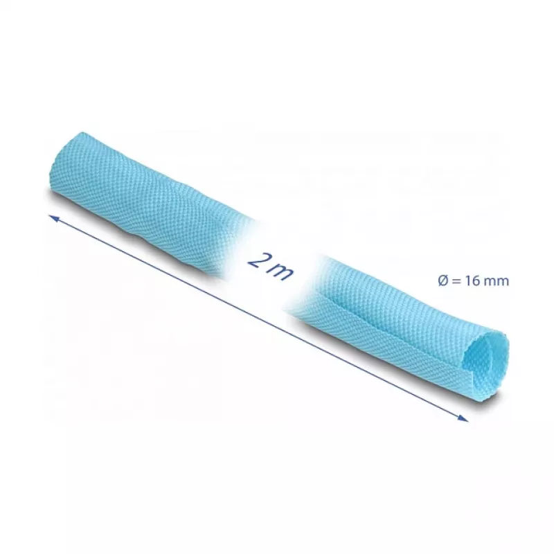 Guaina per cavi DeLOCK 20877 blu 1,7 cm poliestere 2000 mm