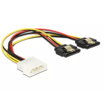 Cavo di alimentazione interno DeLOCK 85237 0,2 m Molex a 2 x SATA