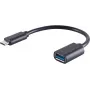 Cavo USB S/CONN 13-30009 USB 3.2 Gen 1 0,1 m USB-C USB-A nero