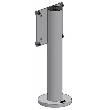 Supporto monitor a altezza fissa soluzioni ergonomiche SAFEGUARD04 — compatibile VESA 75/100, supporto da scrivania a altezza fissa