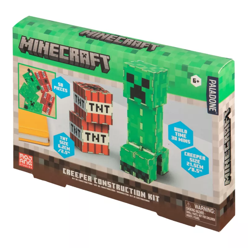 Kit di costruzione Paladone Minecraft Creeper – set figura Creeper da costruire