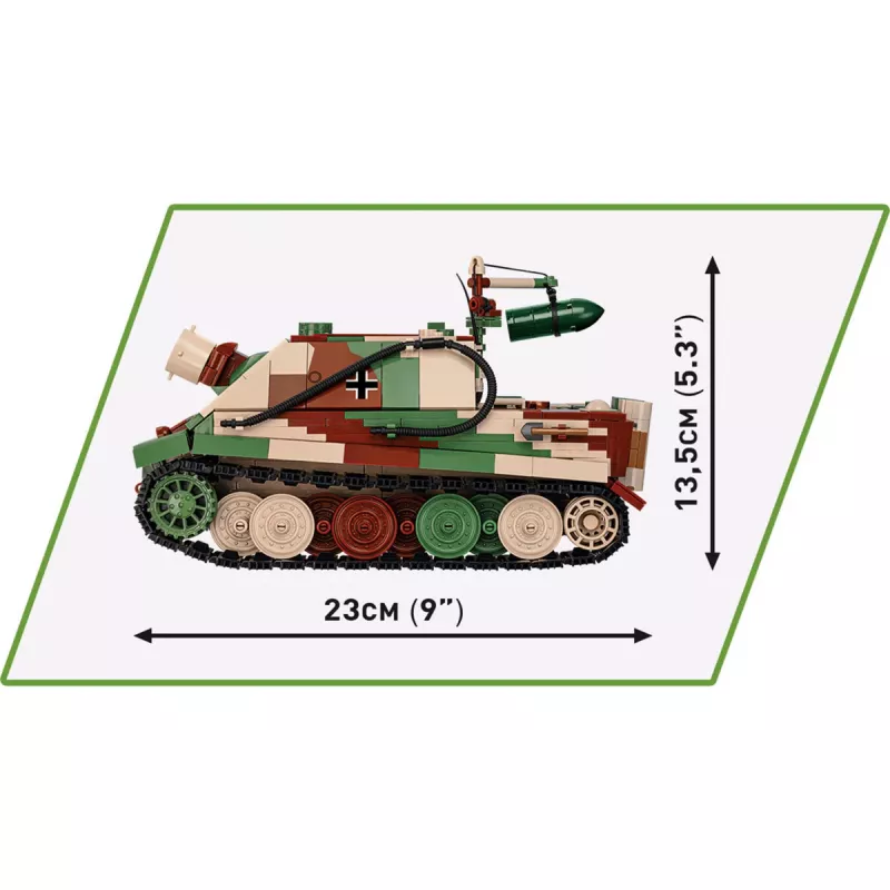 Set di costruzione Cobi 38 cm Sturmmörser Sturmtiger 1100 pezzi