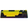 LORGAR KBP70TKLW, tastiera gaming meccanica TKL wireless Pro, nero/giallo, layout EN