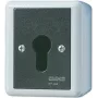 JUNG 833.18 G - interruttore a chiave - 1P - cablato - nero - bianco - termoplastica - IP44