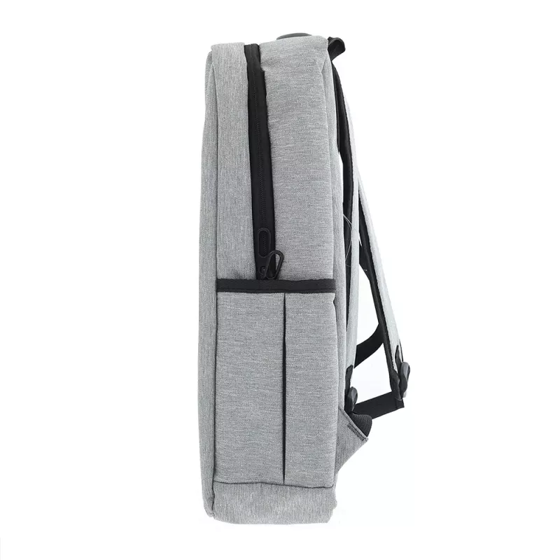 Zaino per laptop Tellur Nomad 15.6 pollici, grigio – scomparto laptop imbottito, tasche organizer
