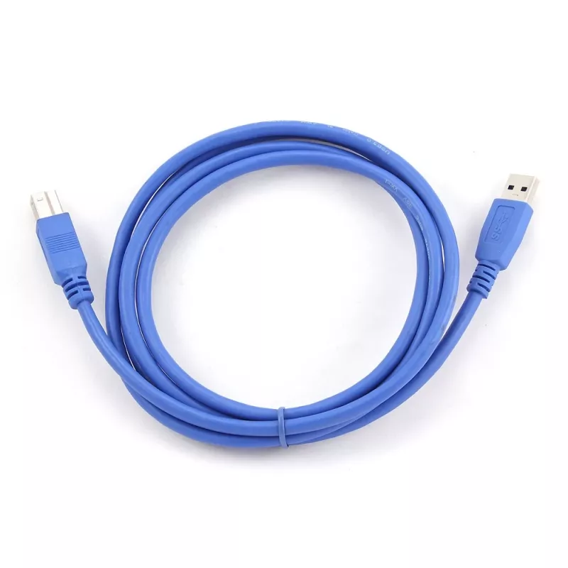 Gembird - cavo USB - USB Type-A (M) a USB Type-B (M) - USB 3.0 - 1,8 m - stampato - blu