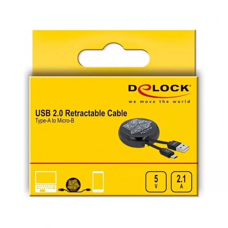 Cavo USB 2.0 Type-A su Micro-B DeLOCK 85818