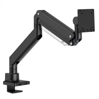 Maclean MC-968 supporto doppio braccio per monitor con molla a gas 17-57 27 kg portata elevata stabile completamente orientabile supporto max VESA 200x200