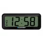 Accessorio elettronico BLAUPUNKT CL04BK — orologio compatto nero con termometro, indicatore di umidità, calendario, sveglia, funzione snooze, batteria AAA