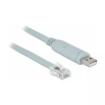Cavo seriale DeLOCK 63920 USB 2.0 Type-A RJ45 grigio 0,5 m
