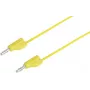 Cavo di misura VOLTCRAFT [connettore maschio 4 mm - connettore maschio 4 mm] 2 m giallo MSB-300 (MSB-300-3-GB)