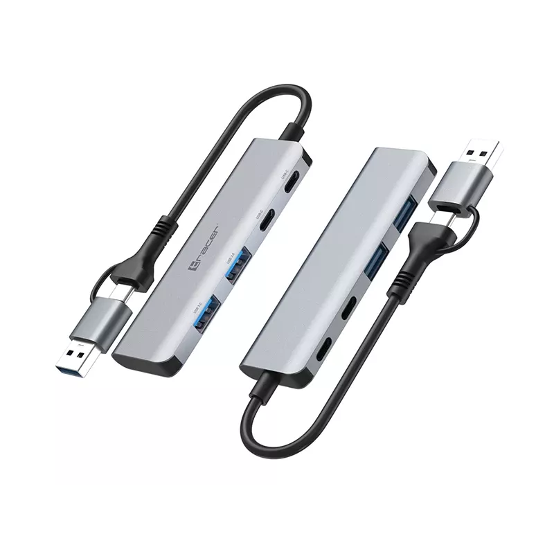 TRACER ADATTATORE A-5 USB Type-C a USB-A 2x USB-A + 2x USB-C
