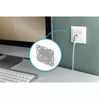 Placca per moduli multimediali/keystone Digitus DN-93831-1