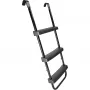 Scala per trampolino HUDORA universale 70–100 cm, nera, gradini di sicurezza regolabili