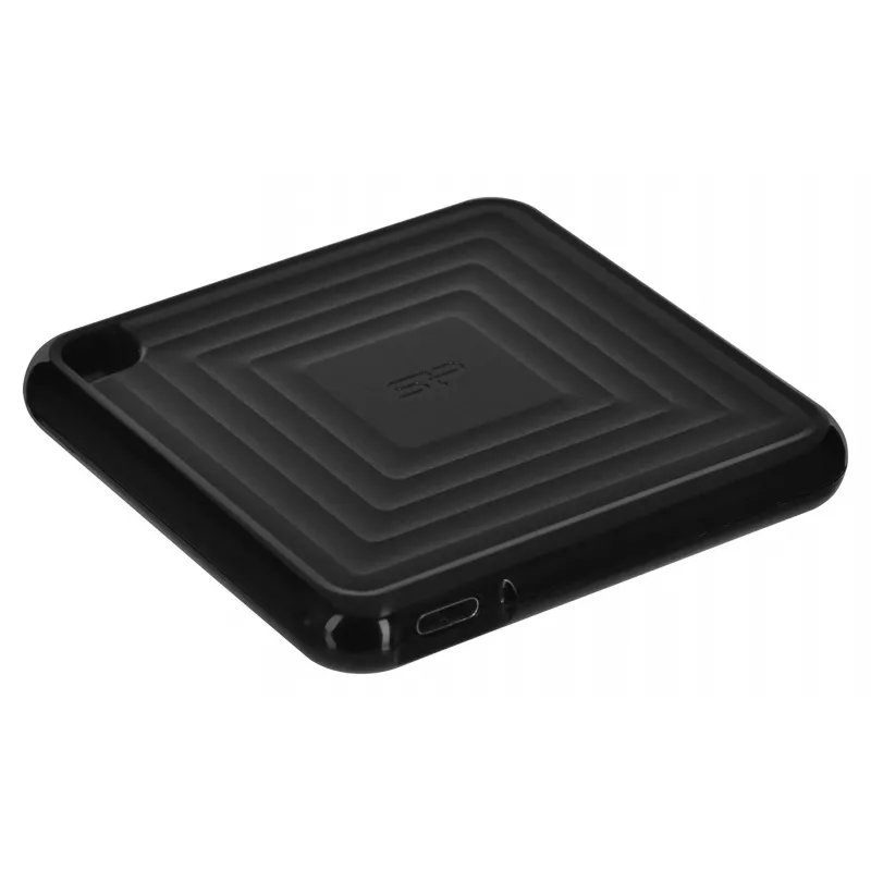 SILICON POWER PC60 - SSD - 1TB - esterno (portatile) - USB 3,2 Gen 2 - AES a 256 bit - nero (SP010TBPSDPC60CK)