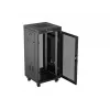 Armadio rack LANBERG FF01-6624-23BL 24U a pavimento 19 pollici 600×600 mm IP20 nero