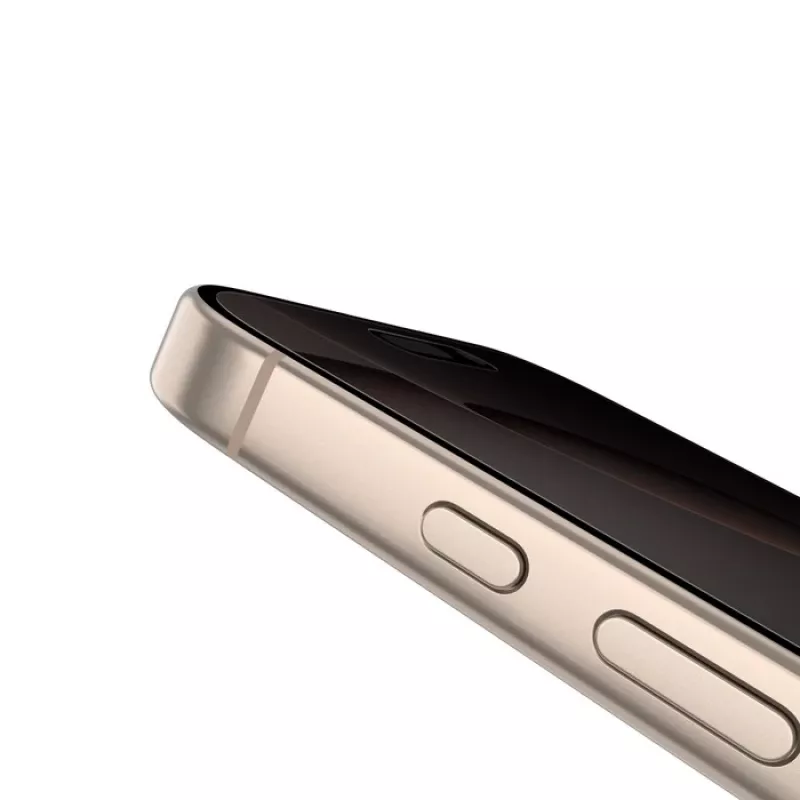 Pellicola protezione schermo privacy Belkin OVA169HQ per iPhone 16 Pro antibatterica antishock