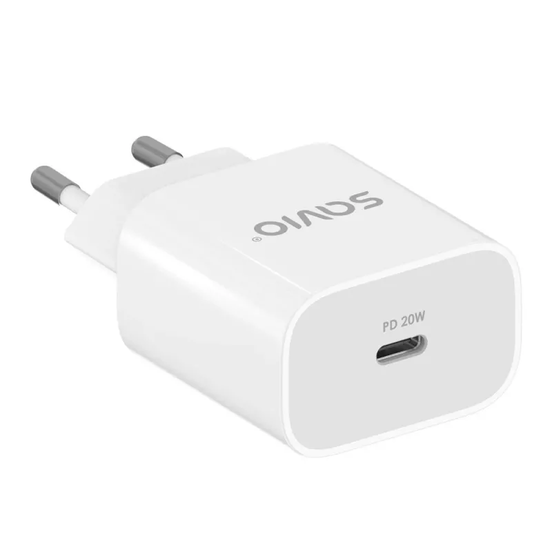 Caricabatterie da parete 20W LA-09 USB-C QC, PD 3.0 Savio SAVLA-09
