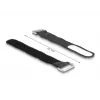 Supporto fermacavi DeLOCK 19603 chiusura in velcro nero 127x20 mm 5 pz.