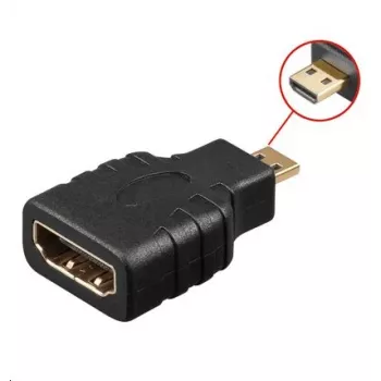 Cambia-sesso per cavo Microconnect HDM19F19MM Micro HDMI HDMI nero