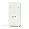 Qoltec 57013 antenna omnidirezionale 4G LTE da interni, 2x SMA, 0,6-2,7 GHz, 30 dBi, polarizzazione verticale, 50 Ω, ABS bianco
