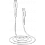SBS TECABLELIGTC1W - 1 m - Lightning - USB C - connettore maschio - connettore maschio - bianco