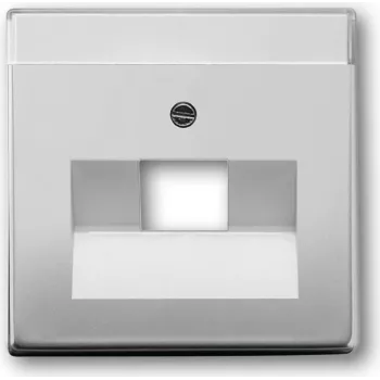 BUSCH JAEGER 1803-866 Placca di copertura per prese UAE 1 modulo tecnologia dati acciaio inox