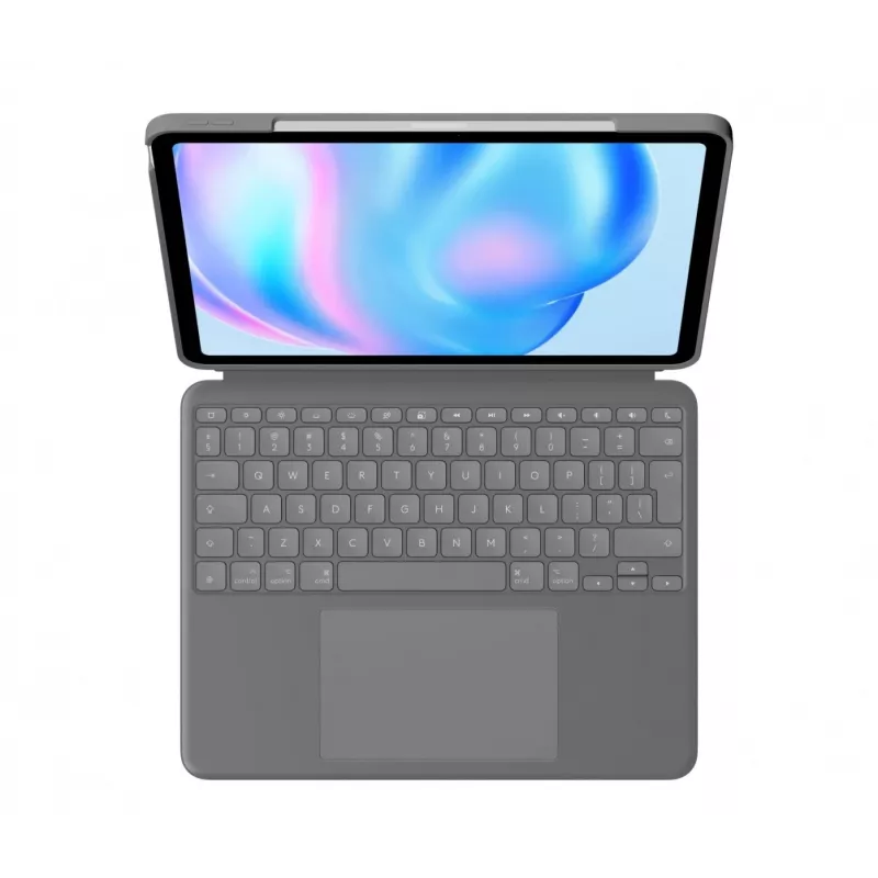 Logitech Combo Touch tastiera QWERTY US International grigia trackpad
