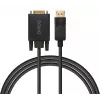 Cavo SAVIO DisplayPort a VGA (D-Sub) 1,8 m, nero