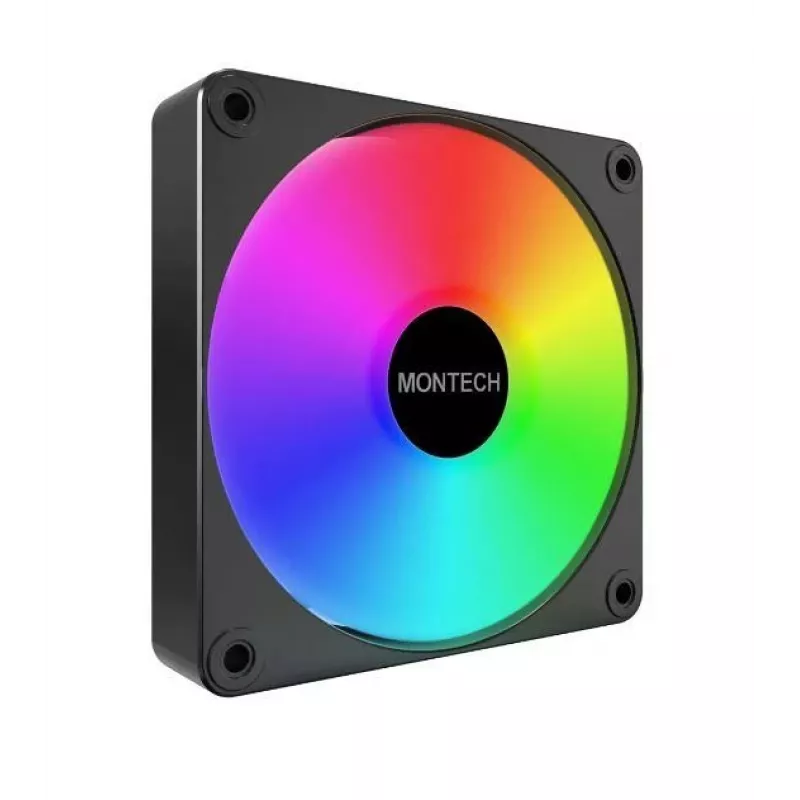 Montech GF120 V2 ARGB modulo ventola per case PC 12 cm nero 3 pz.