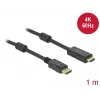 Cavo DeLOCK Active DisplayPort 1.2 a HDMI 4K 60 Hz 1 m