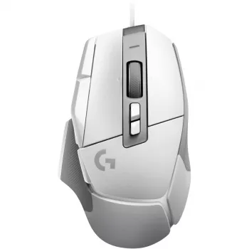 Bundle mouse gaming Logitech G G502 X con tappetino gaming rigido G240 — per destrimani, ottico 25600 DPI, USB Type-A, 13 tasti, bianco