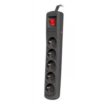 Protezione da sovratensione NATEC NSP-1713 nero 5 prese AC 1,5 m