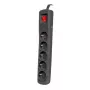 Protezione da sovratensione NATEC NSP-1713 nero 5 prese AC 1,5 m