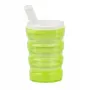 Bicchiere assistivo PDS CARE 21013 - 200 ml giallo, in polipropilene, antigoccia con coperchio