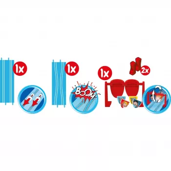 CARRERA set di espansione First 20067001 – compatibile con tutte le piste Carrera