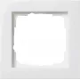 Gira E2 021129 cornice 1 posto, bianco, termoplastica, senza viti