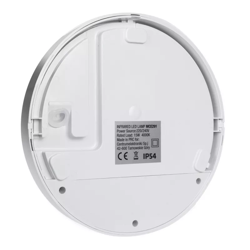 Lampada LED MACLEAN MCE291W con sensore di movimento IR, 10 W, 3000 K