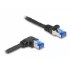Cavo di rete DeLOCK RJ45 Cat.6A S/FTP 0,5 m nero