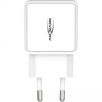 ANSMANN HC218PD - alimentatore - 18 Watt - 3000 mA - PD, QC 3.0 - 2 porte di uscita (USB, USB-C) - bianco (1001-0111)