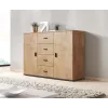 Cama sideboard soggiorno UNI rovere lefkas/nero