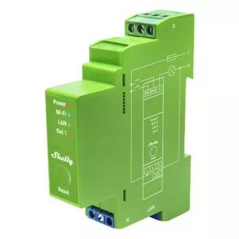Shelly Pro Dimmer 1 interruttore smart per guida DIN, 1 canale