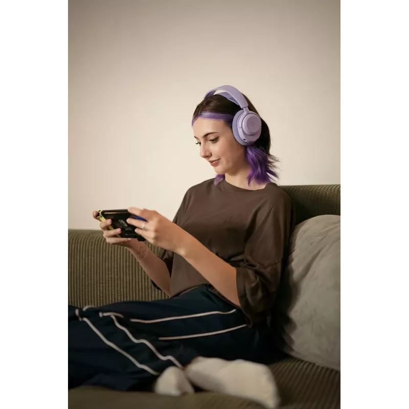 Steelseries Arctis Nova 3P Wireless cuffie con microfono wireless per PlayStation, Levander