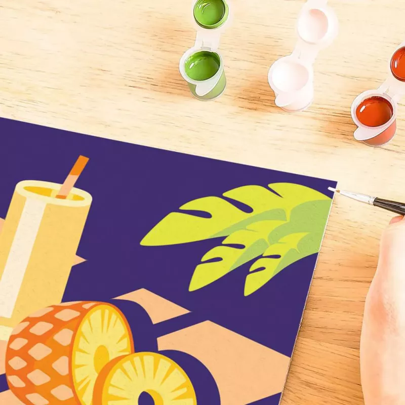 CreArt - Mocktail Ananas, pittura