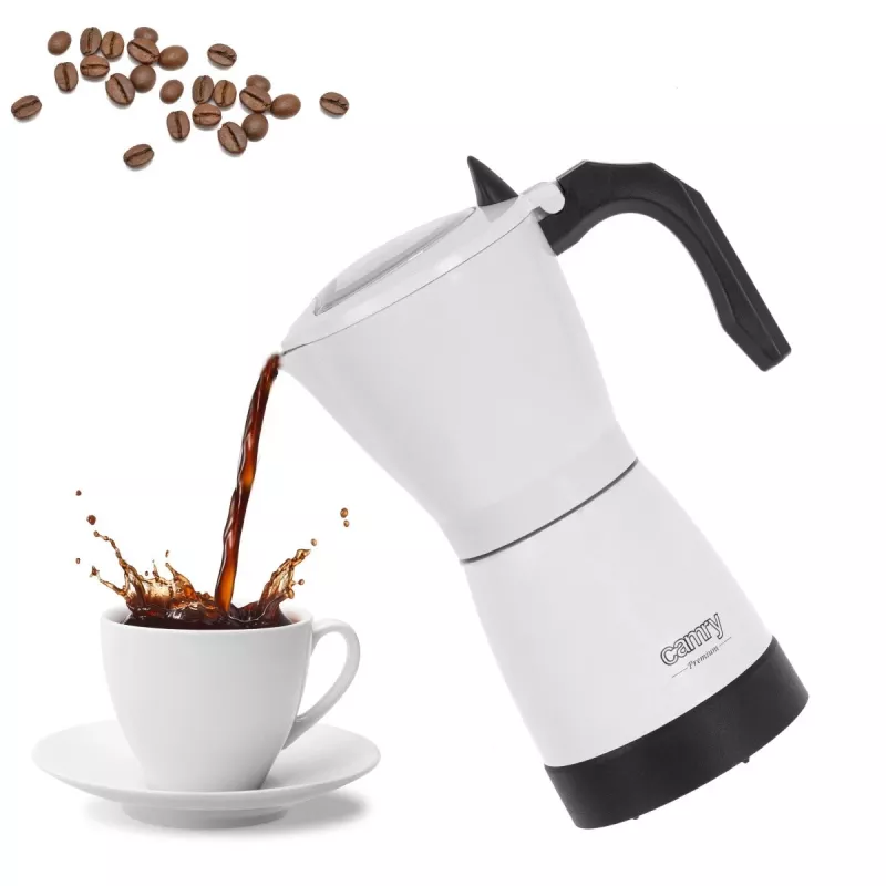 Camry | macchina per caffè moka elettrica | CR 4415w | 480 W | bianco
