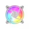Ventola per case 120mm MODECOM VOLCANO APEX 120 ARGB bianca — ventola di raffreddamento ARGB 120mm