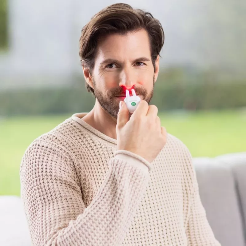 Medisana Medinose Compact dispositivo di fototerapia nasale per rinite allergica